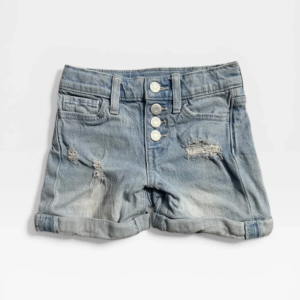 5 for $25🔥Old Navy Cuffed Hem Button Fly High Rise Shorts Girls Size 6